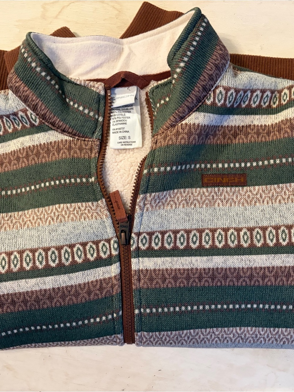 Cinch Woman’s Zip-Up Sweater Jacket
